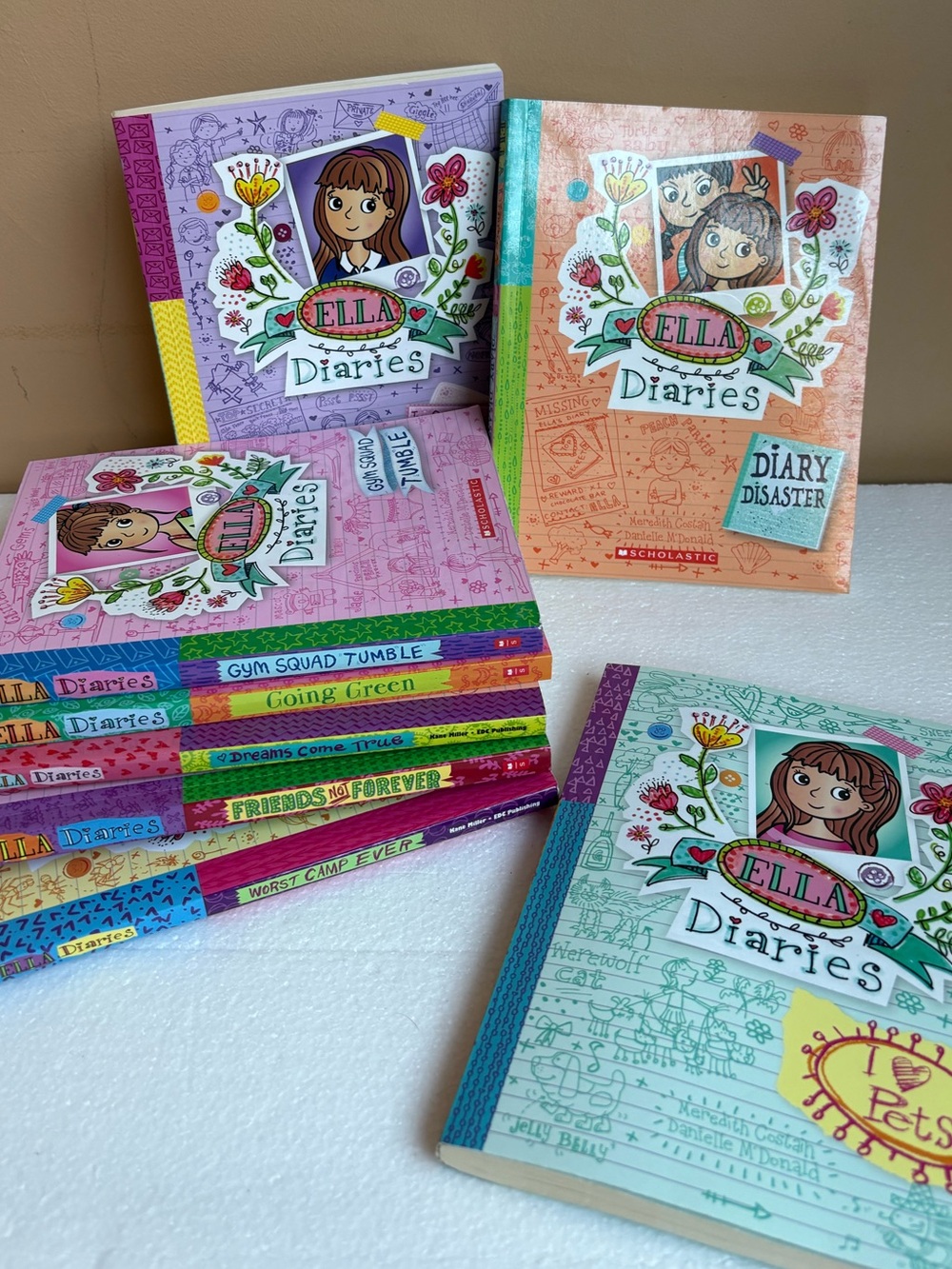 8- Ella Diaries books set